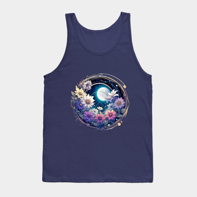 Another Flower World #6, Moongrain Tank Top by IsekaiFloral